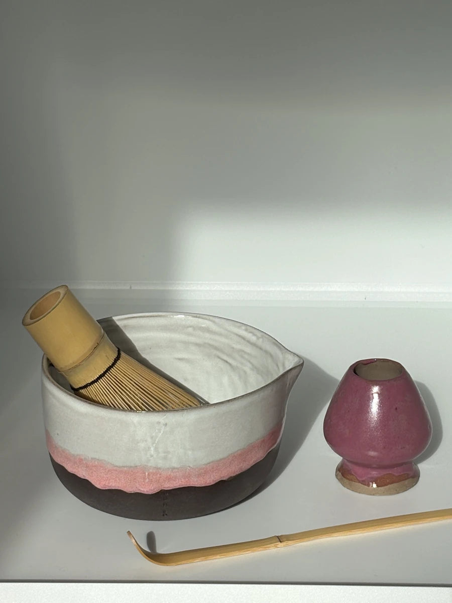 Matcha Demleme Seti (Kase/Fırçalık/Fırça/Bambu Kaşık)