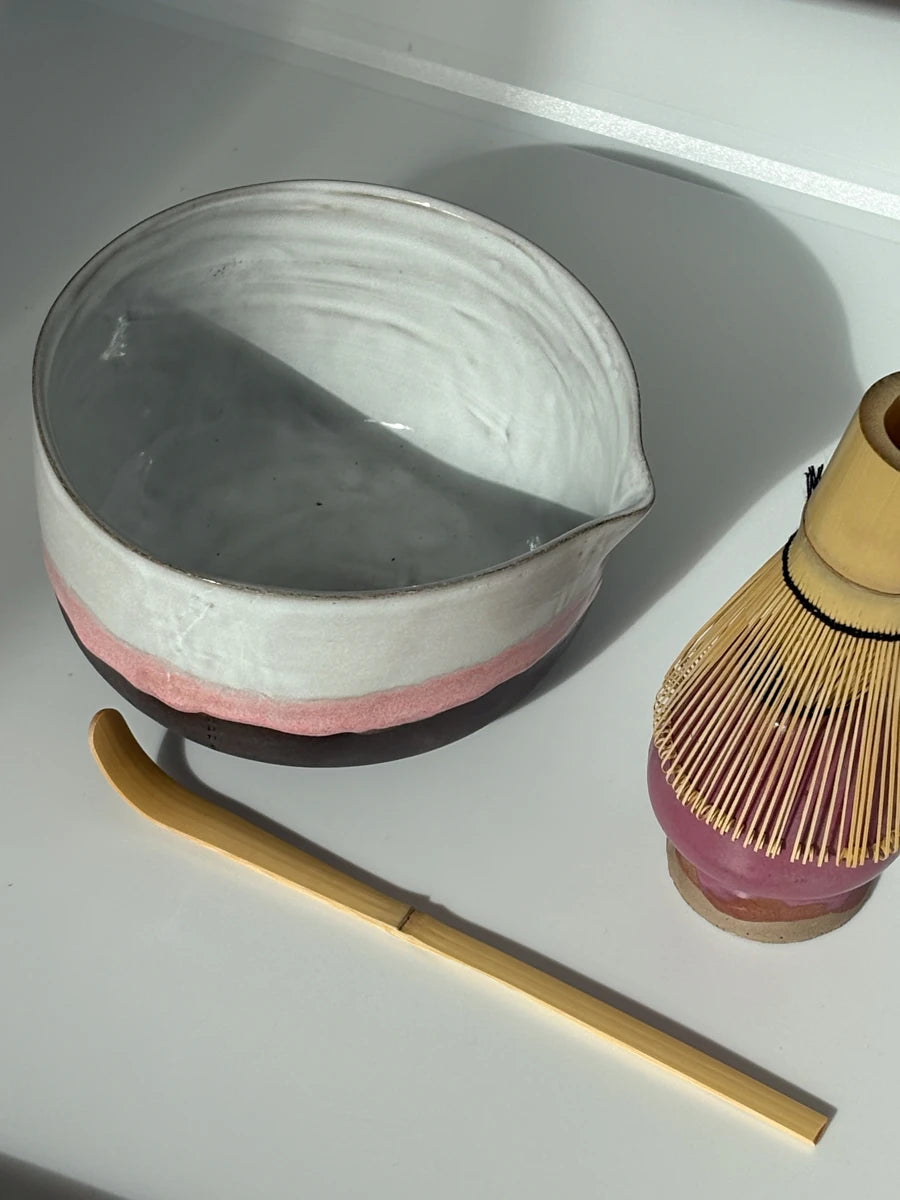 Matcha Demleme Seti (Kase/Fırçalık/Fırça/Bambu Kaşık)