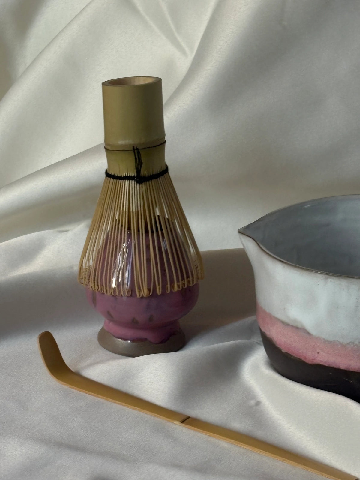 Matcha Demleme Seti (Kase/Fırçalık/Fırça/Bambu Kaşık)