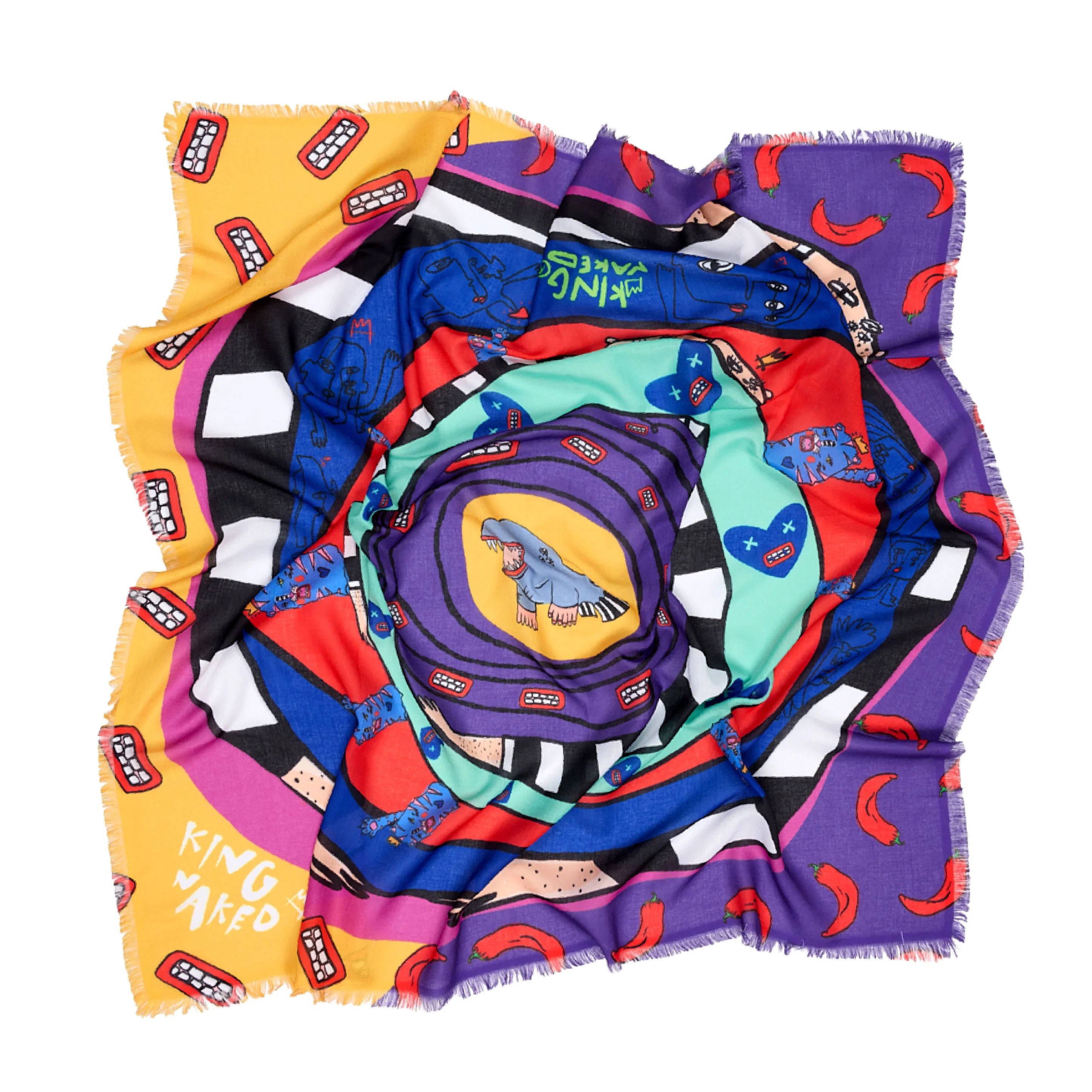 INNER MONSTER BUYUK KARE SOFT ŞAL