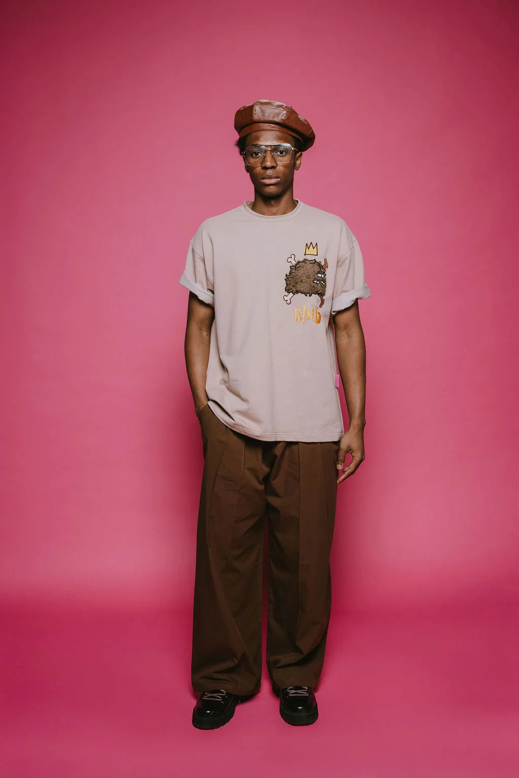 FUR ME NOT UNISEX T-SHIRT / MOCCA