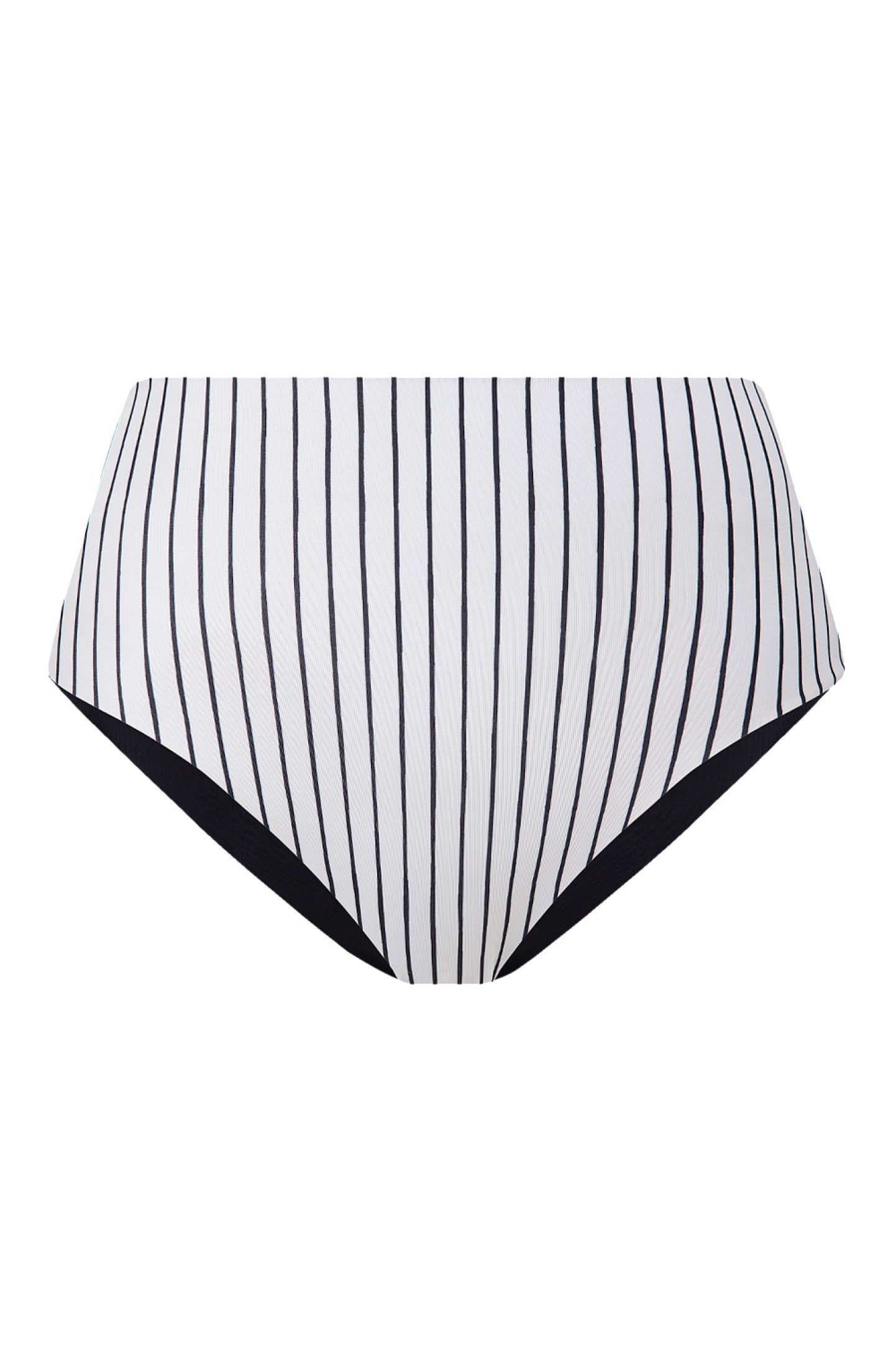 Calypso Black & White High ECONYL® Bikini Altı Çift Taraflı