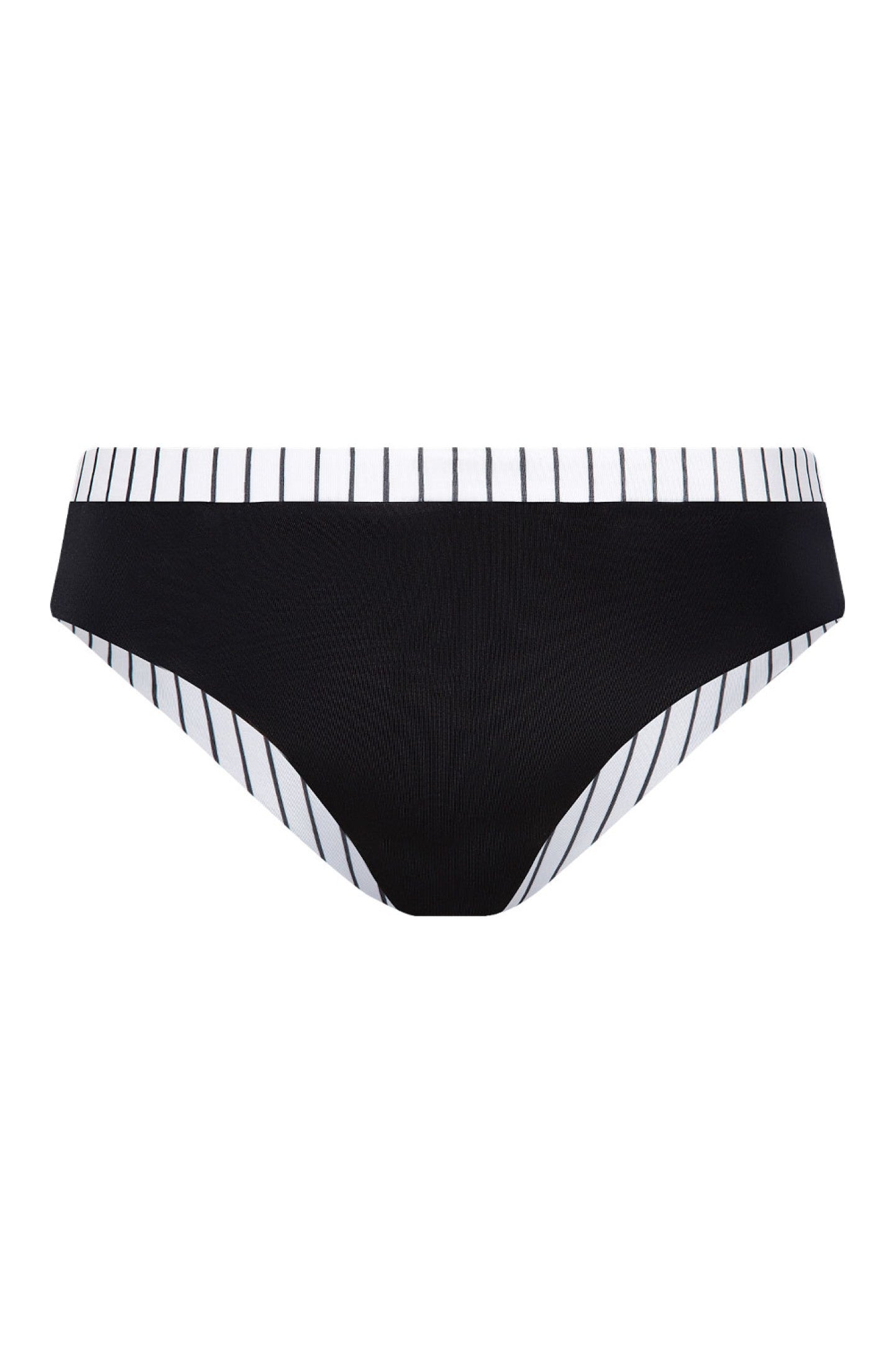 Calypso Black & White Low ECONYL® Bikini Altı Çift Taraflı