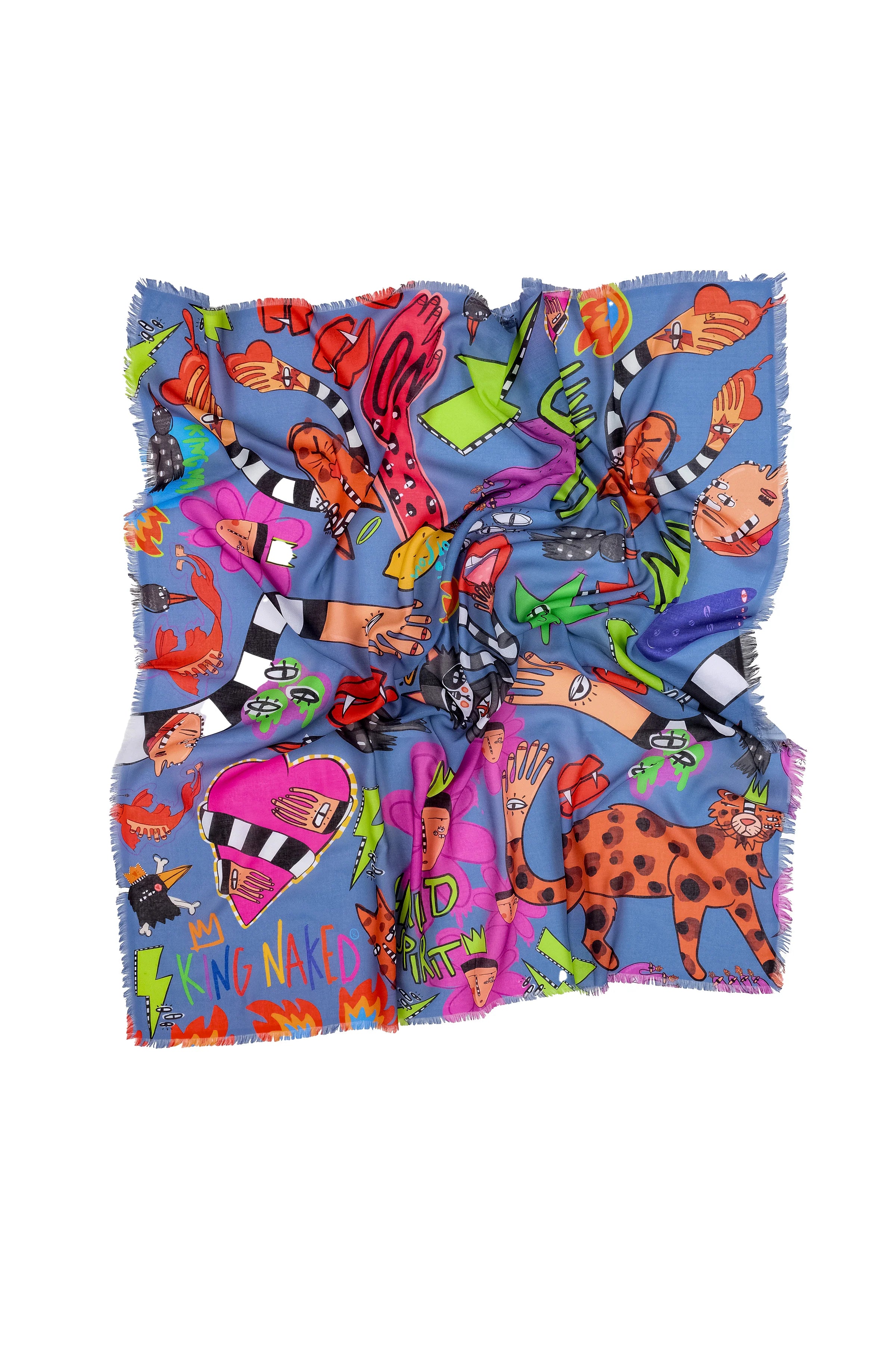 GIVE IT TO ME BUYUK KARE SOFT ŞAL / 110 CM