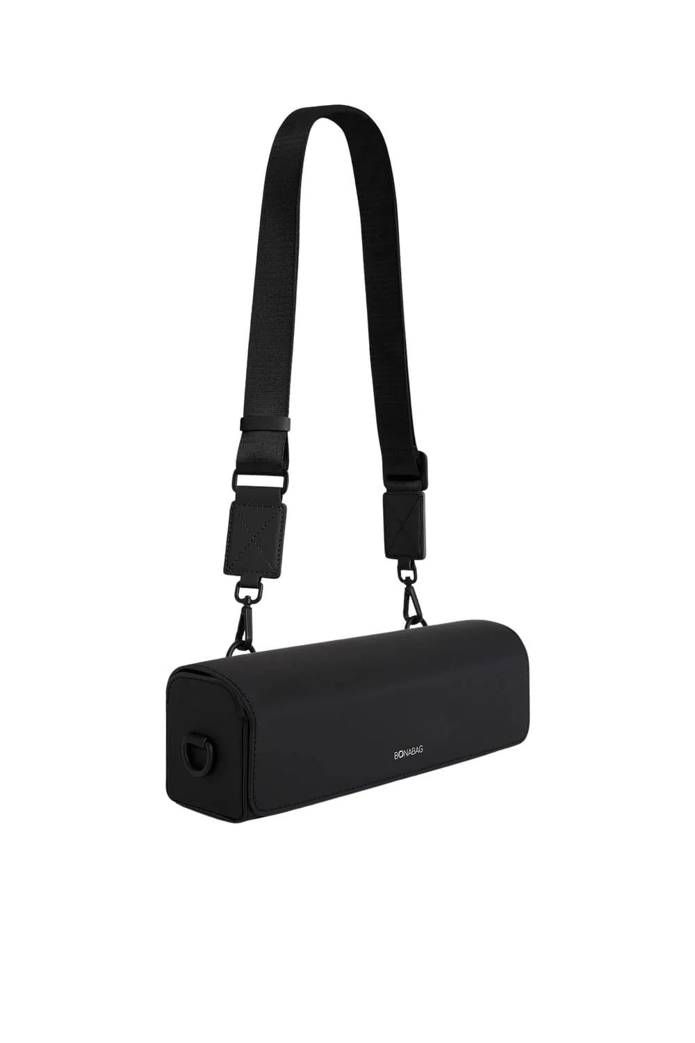 Longi Black - Deri Unisex Çapraz Çanta