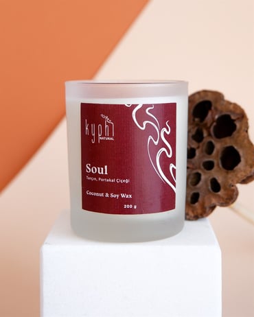 ‘'SOUL'' Candle (Hindistan Cevizi ve Soya Wax Mum)